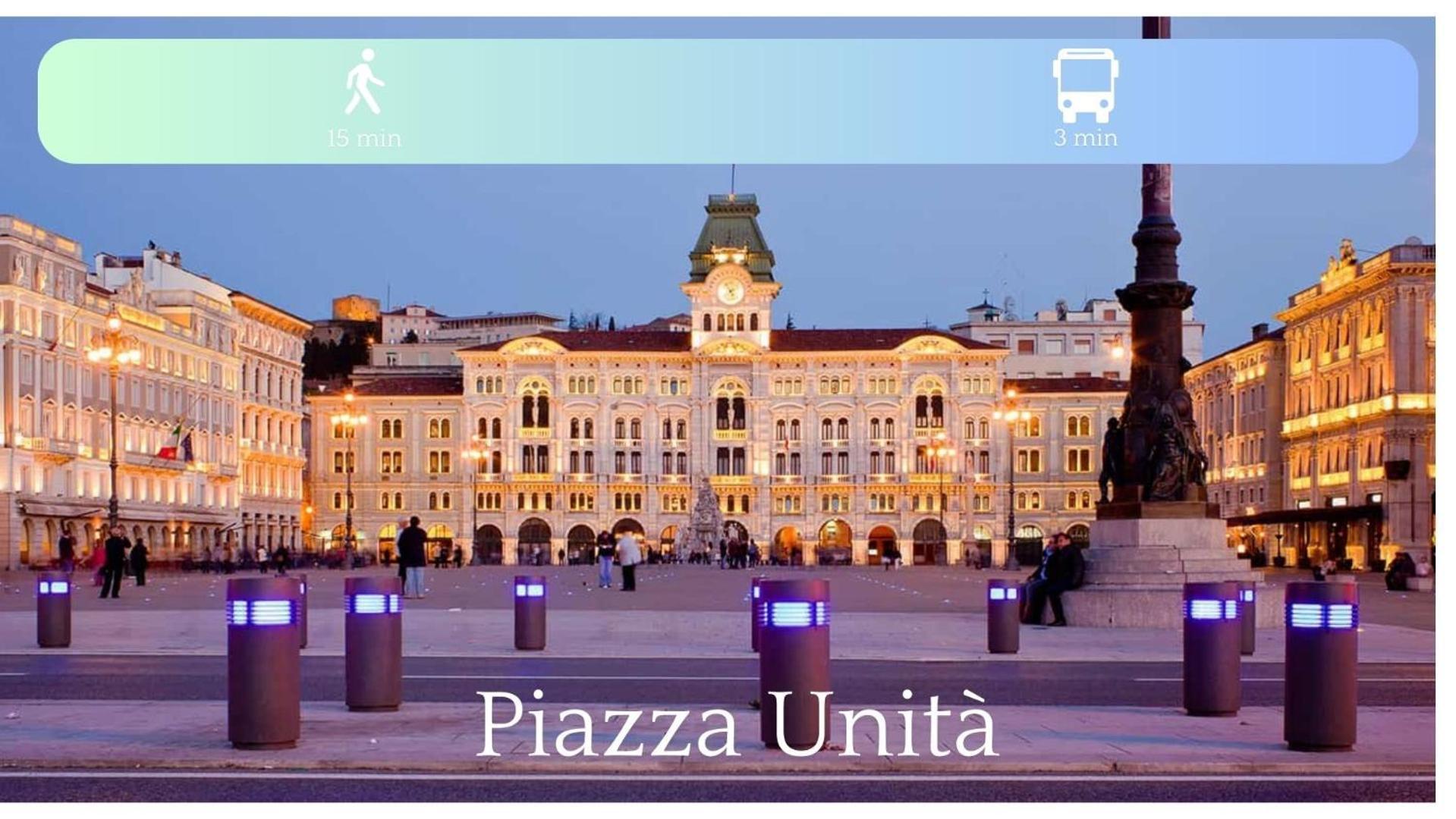 Jr Suite Premium - Terrace - Wi-Fi - Public Parking Триест Екстериор снимка