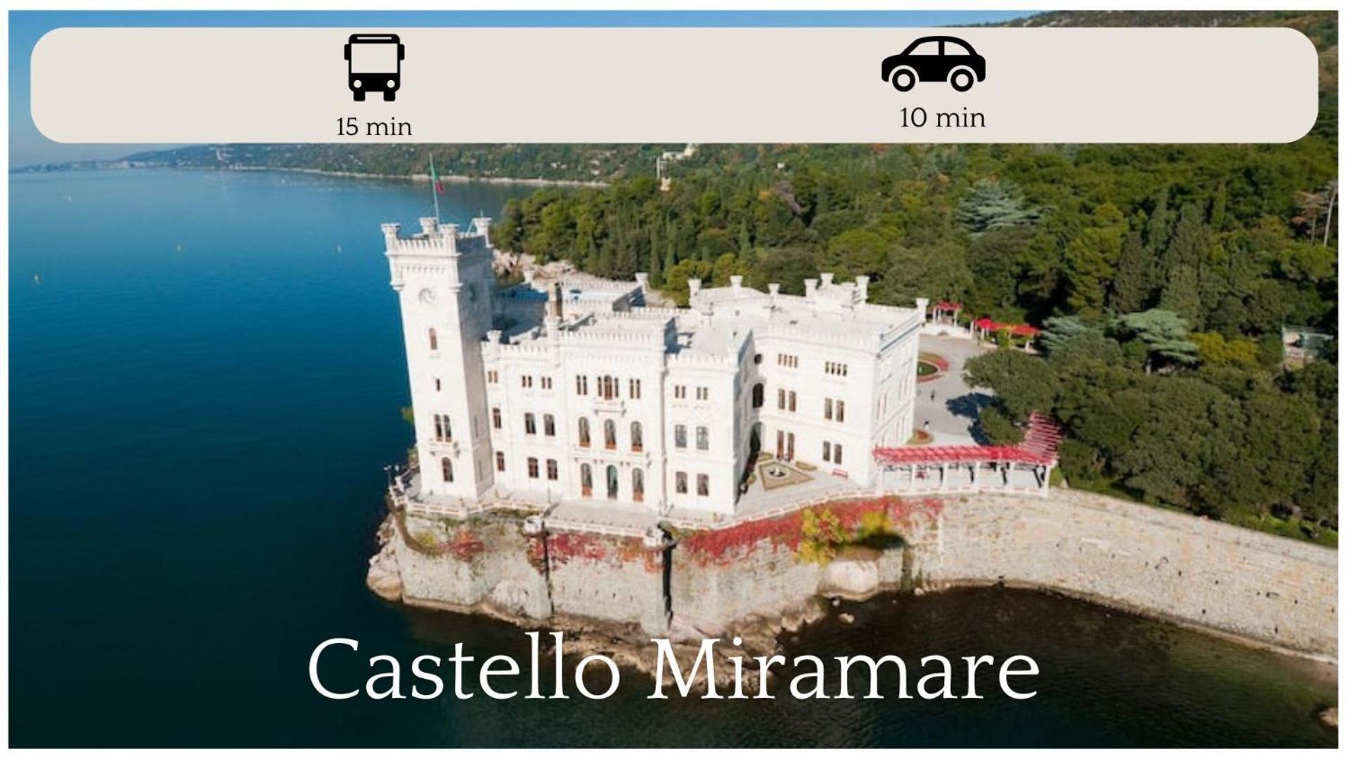 Jr Suite Premium - Terrace - Wi-Fi - Public Parking Триест Екстериор снимка